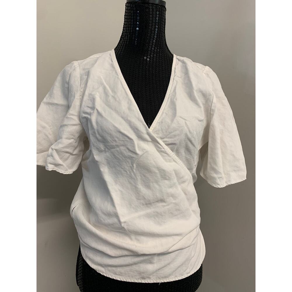Vetta Blouse 3/4 Sleeve White One Size Women's A66